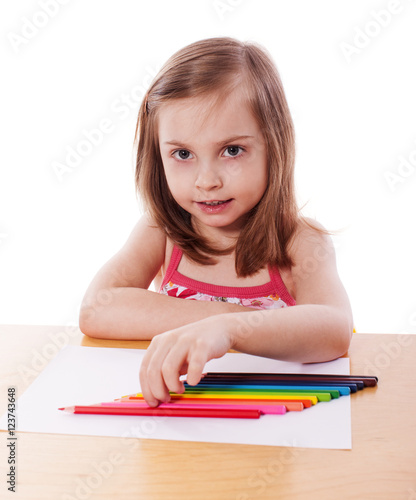 Girl drawing
