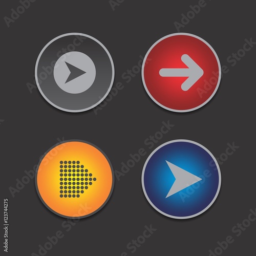 Free Download arrow icon button - GFXLoad