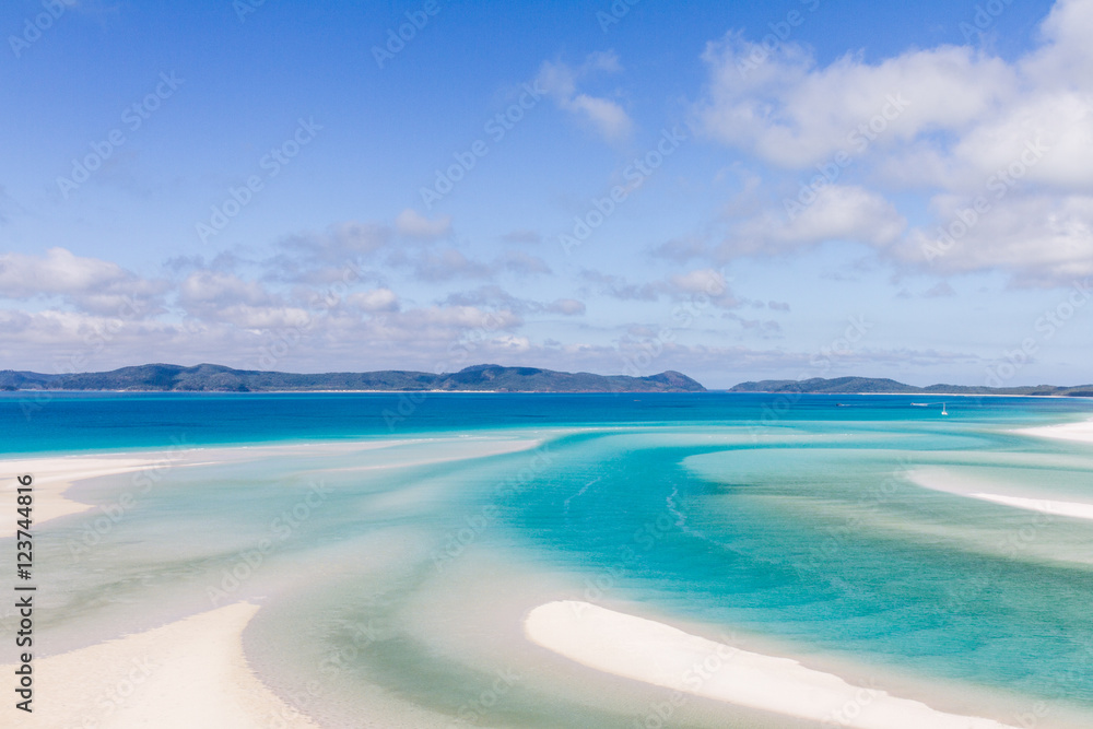 Beautiful Landscape in the Whitsunday Islands in Australia Beautiful Landscape in the Whitsunday Islands in Australia