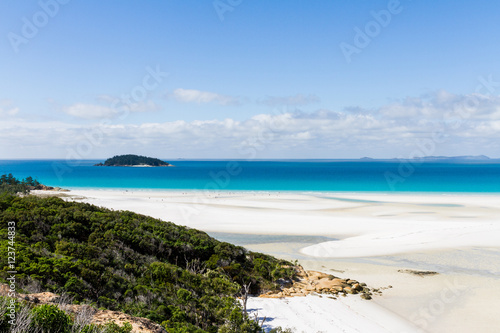 Beautiful Landscape in the Whitsunday Islands in Australia © skracht
