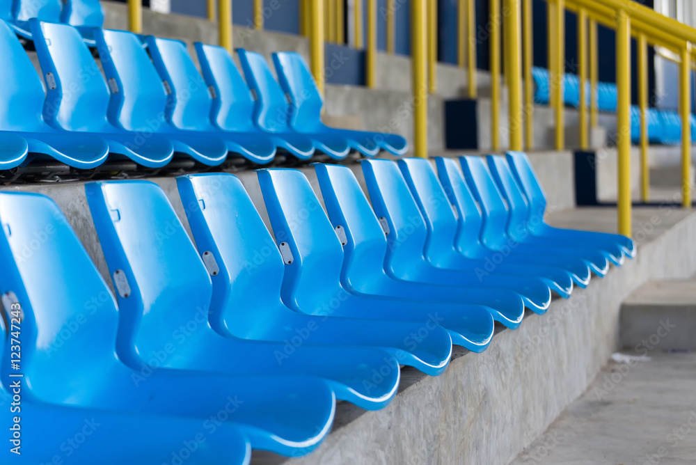Fototapeta premium Stadium seats in rows