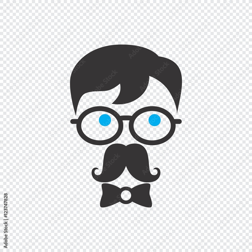 geek cartoon character