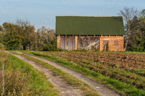 Old hut in a village