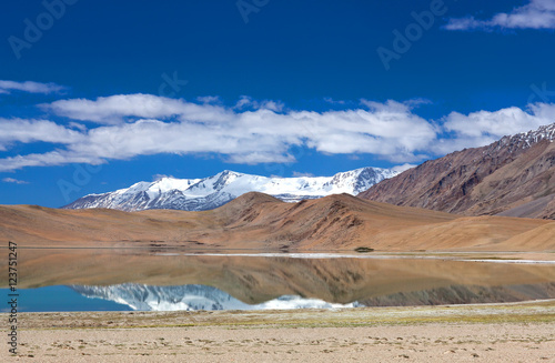 Thatsang Karu lake in the Indian Himalayas, Ladakh, India