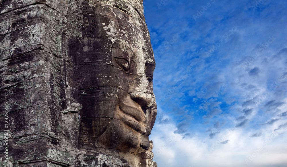 Prasat Bayon Temple in Angkor Thom, Cambodia Prasat Bayon Temple in Angkor Thom, Cambodia