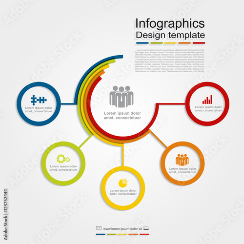 Infographic design template. Vector illustration.