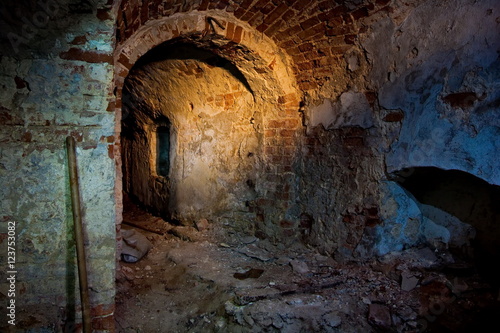 Old cellar under old manor