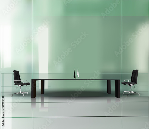 modern interior of office