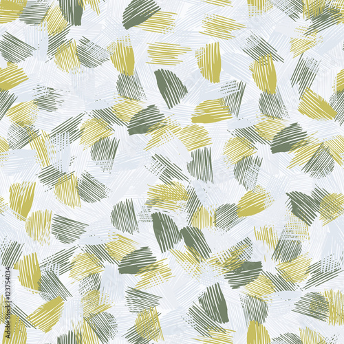 Seamless pattern with shadings. Is drawn in ink brush. Abstract background. 