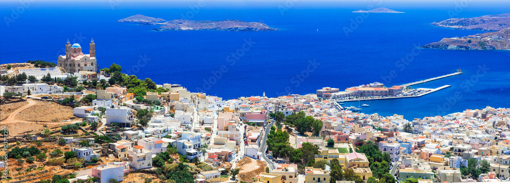 Authentic Greece series - Syros island, panoramic view
