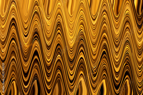 Gold wave abstract background