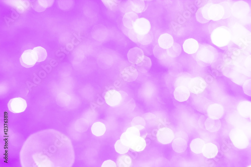 Abstract lilac background with white bokeh