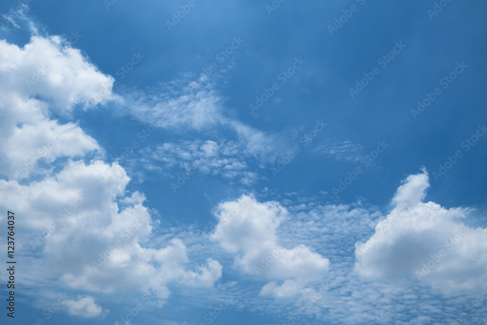 fluffy clouds in the beautiful blue sky. fluffy clouds in the beautiful blue sky.