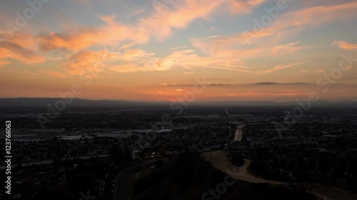 Day To Night San Fernando Valley Near Los Angeles Timelapse photo