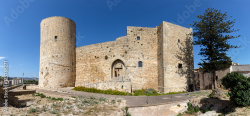 Norman castle of Salemi was built in 11th century by the order of Roger of Hauteville and currently is one of the best preserved castles in Sicily photo