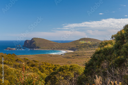 South Bruny National Park and Lighthouse. Bruny Island, Tasmania, Australia