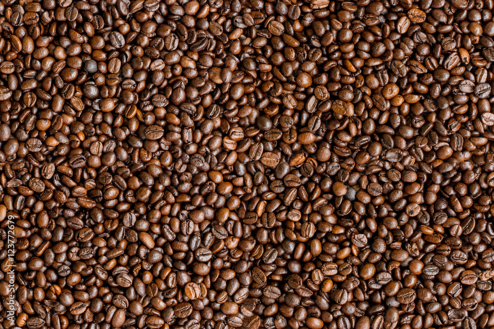 Coffee beans background