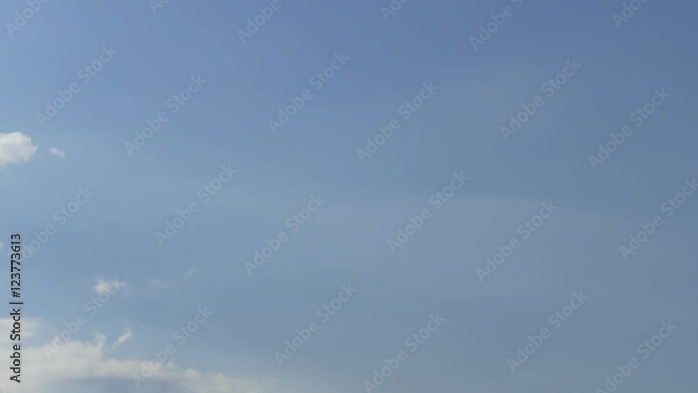 Cloudscape time-lapse 4k nature video: rolling cumulus clouds moving on blue sky sunny day Cloudscape time-lapse 4k nature video: rolling cumulus clouds moving on blue sky sunny day