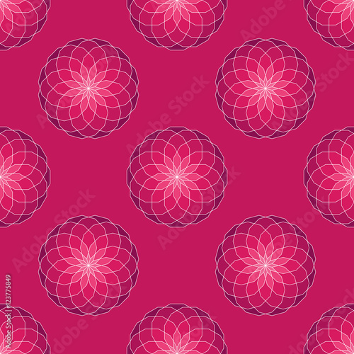 Seamless color pattern. Circles vector pattern.