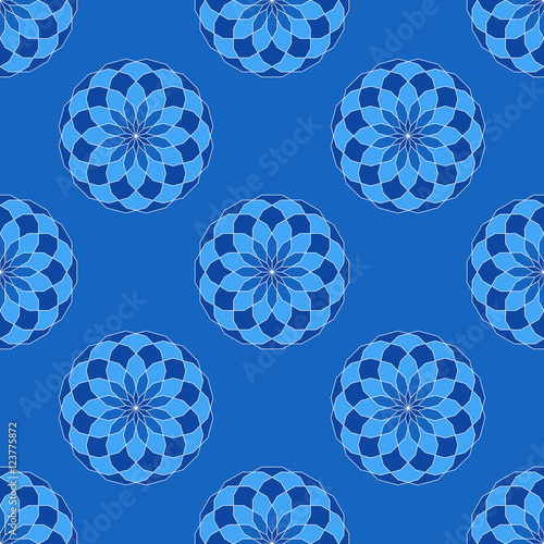 Seamless color pattern. Circles vector pattern.