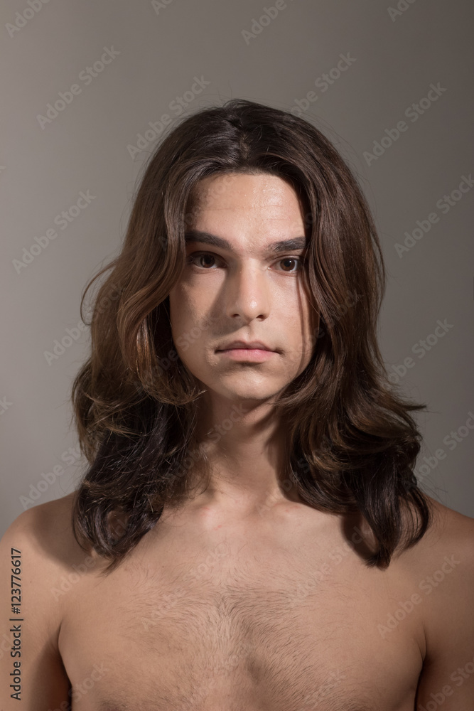 Male female man woman transgender Transsexual portrait Male female man woman transgender Transsexual portrait