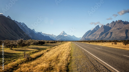 Aoraki/Mount Cook National Park in the South Island., New Zealan