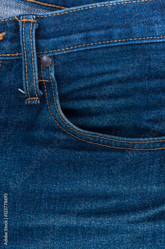 front pockets of jeans,isolation of jeans,Texture background of jeans