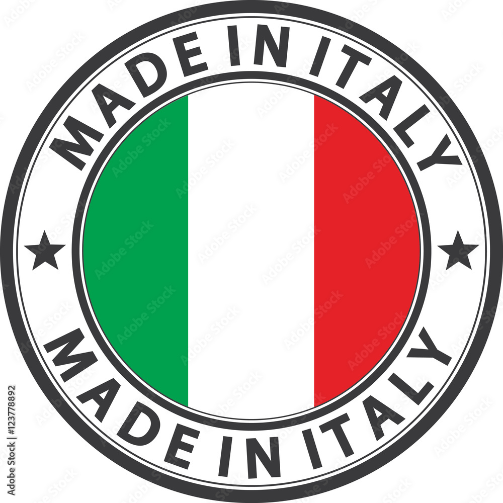Made in Italy Logo Stock Illustration
