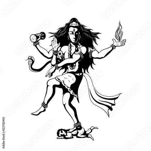 dancing God Shiva