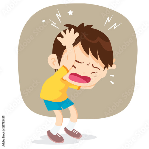 boy have headache