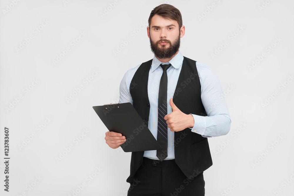 portrait of confident businessman portrait of confident businessman