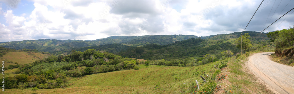 Paysage monteverde piste 606