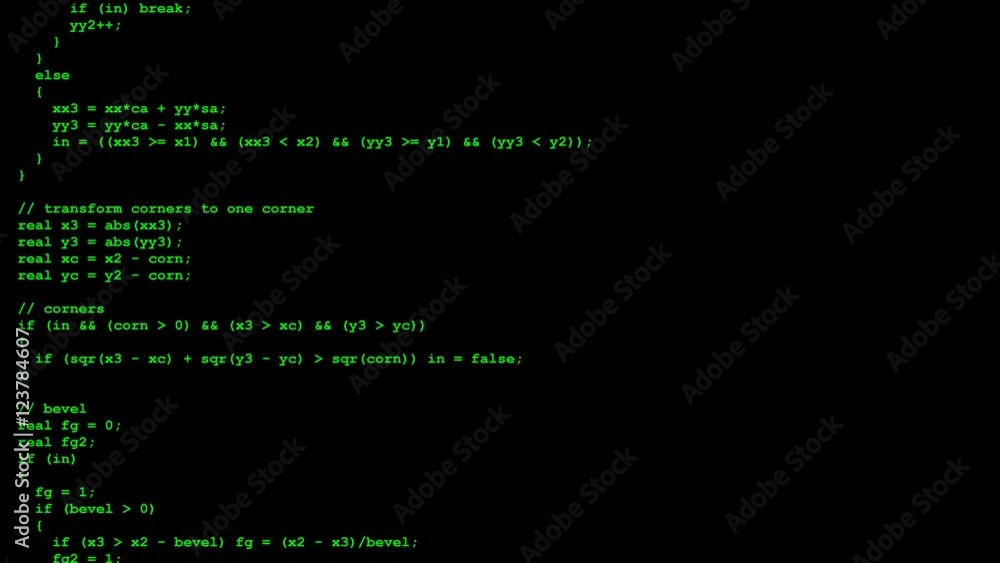 Program source code flow 4k UHD Stock Video | Adobe Stock