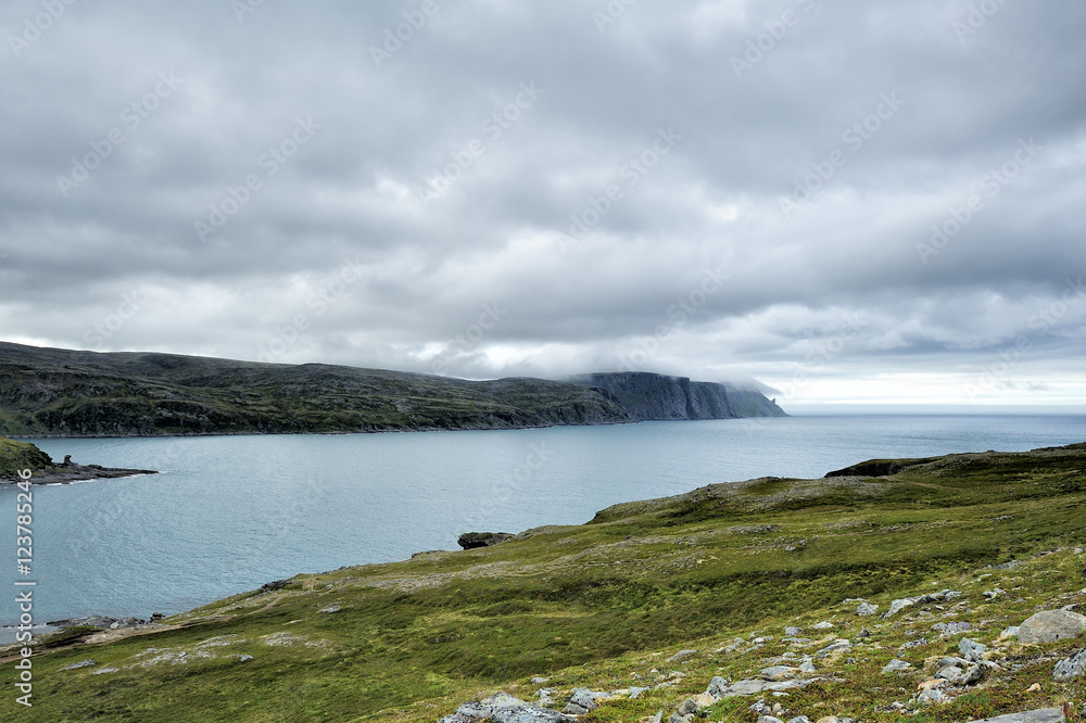 landscape of Mageroya Island, Norway