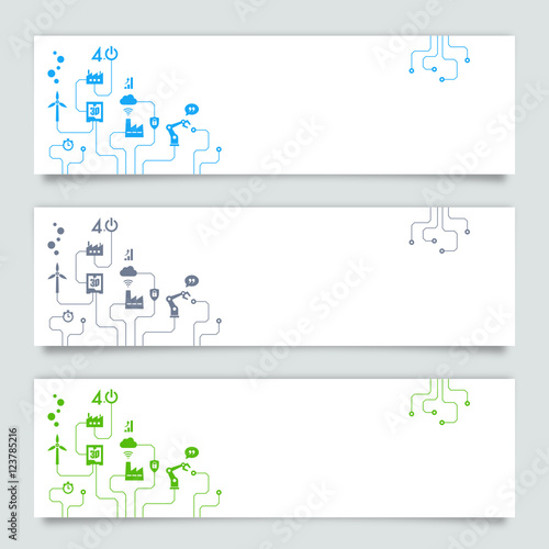 industrie 4.0 - usine du futur - 2016_10 - blue,grey,green