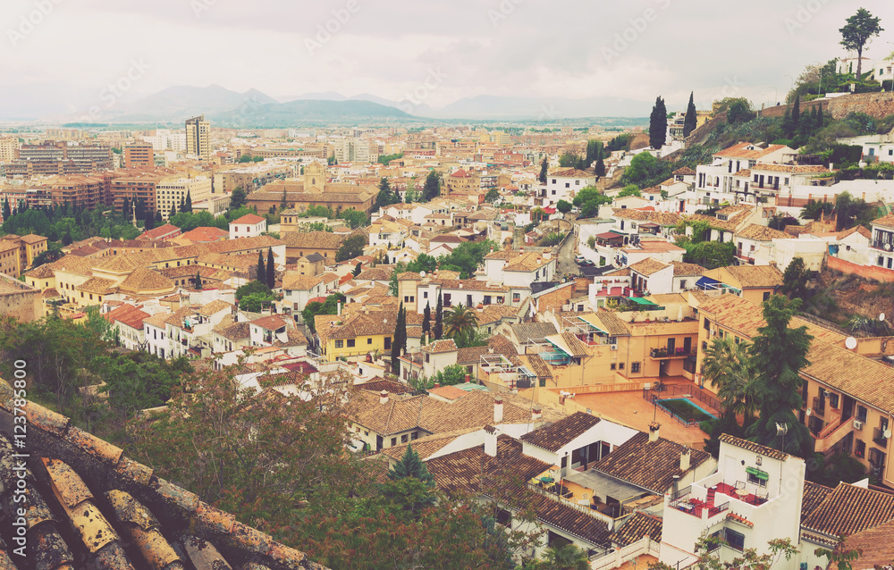 Top view of  Granada