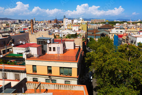  city from Santa Maria del mar. Barcelona photo