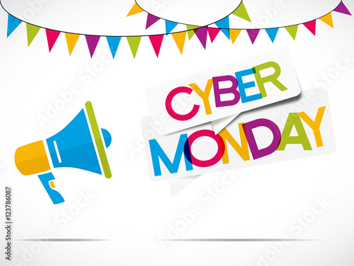 megaphone : happy cyber monday
