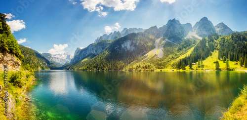beautiful alpine lake