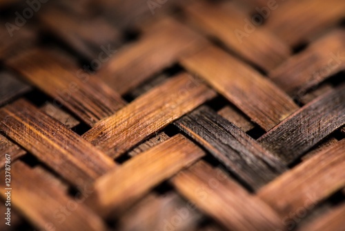 Texture of woven basket