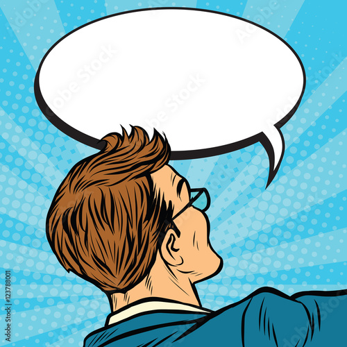 Man back says comic bubble