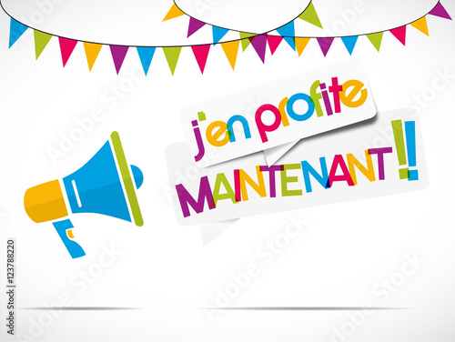 mégaphone : j'en profite maintenant !!