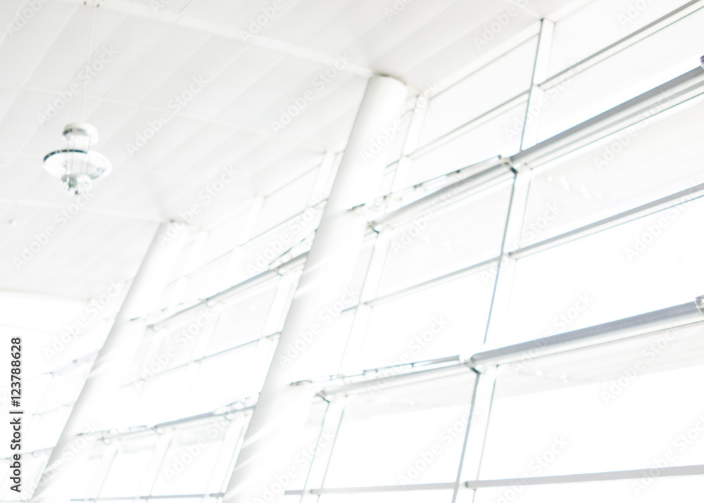 Large light modern window (blurred and good for using as backgro Large light modern window (blurred and good for using as backgro
