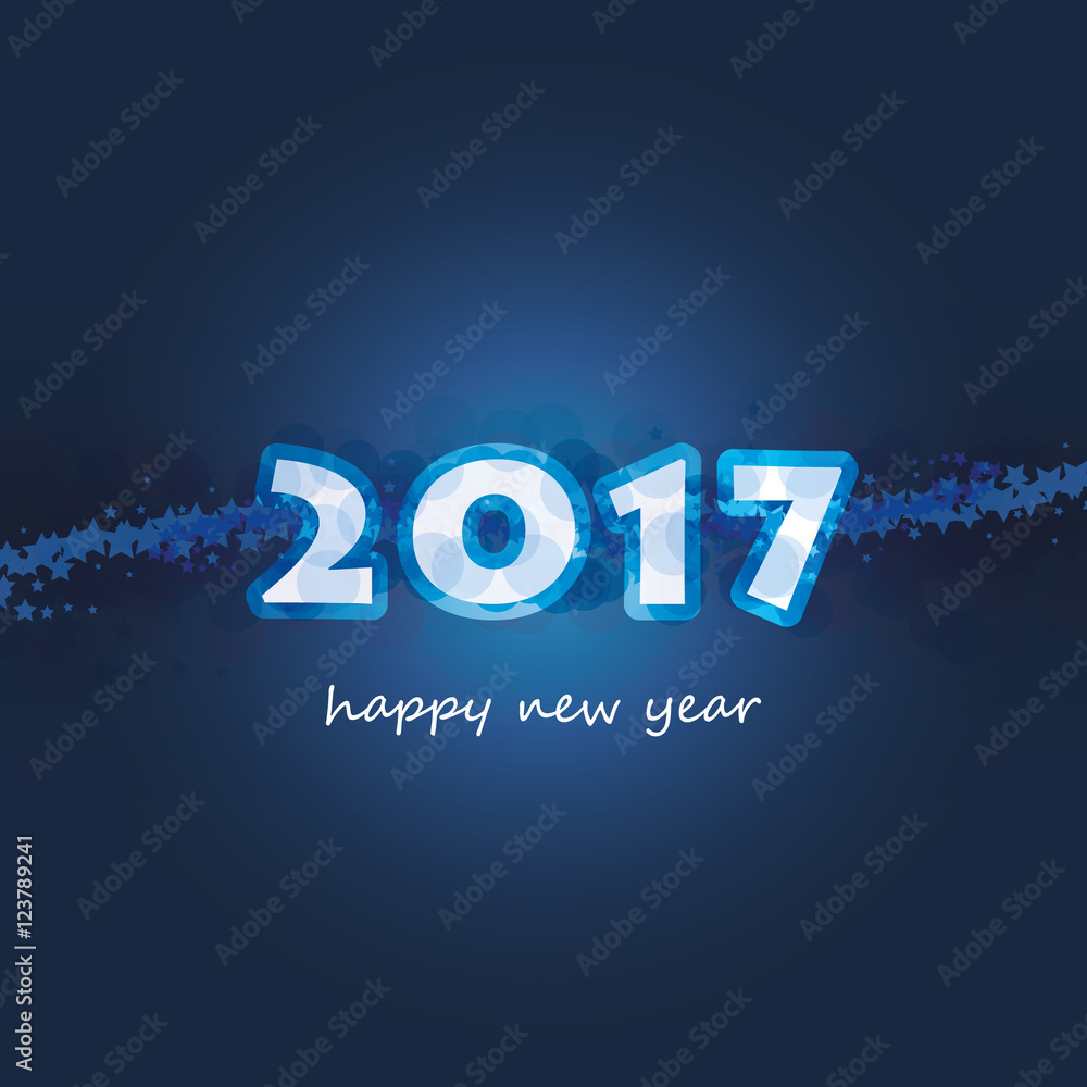 Best Wishes - Abstract Modern Style Happy New Year Greeting Card or Background, Creative Design Template - 2017 Best Wishes - Abstract Modern Style Happy New Year Greeting Card or Background, Creative Design Template - 2017