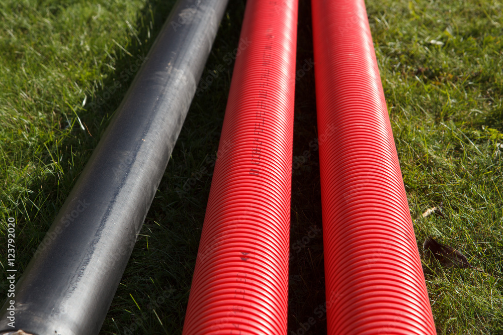 Plastic water pipes