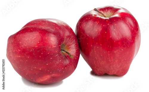 Two red apples