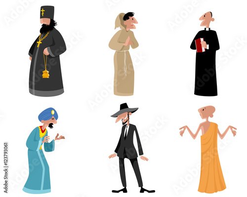 Six religious figures