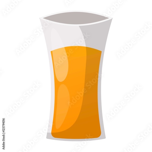 Glass of orange juice