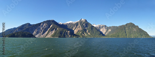 Beauty of Chilean fjords: Aysen fjord, Channel Moraleda region, Patagonia, Chile, South America.