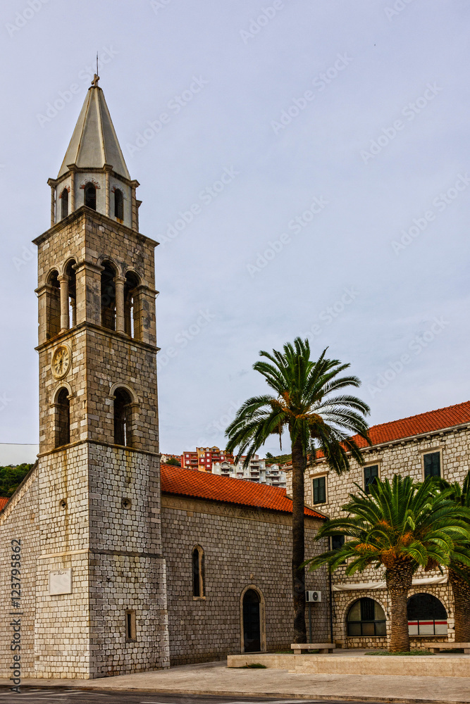 Dubrovnik, Croatia. Church in cruise port
